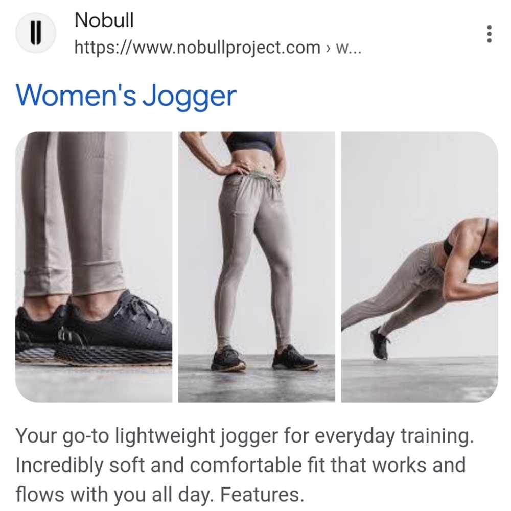 NWT Nobullproject joggers